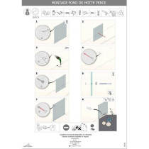 Saint-Gobain Transparent glass hood 70x60