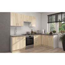 SARA hood cabinet - Sonoma oak decor - L60xD31xH71.5 cm - Made in Pola