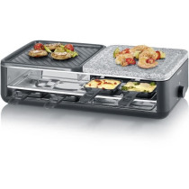 Raclette Grill - SEVERIN - RG2366 - 8 people - Natural Stone and Rever