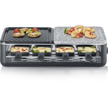 Raclette Grill - SEVERIN - RG2366 - 8 people - Natural Stone and Rever