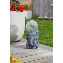 Elephant orb resin and glass