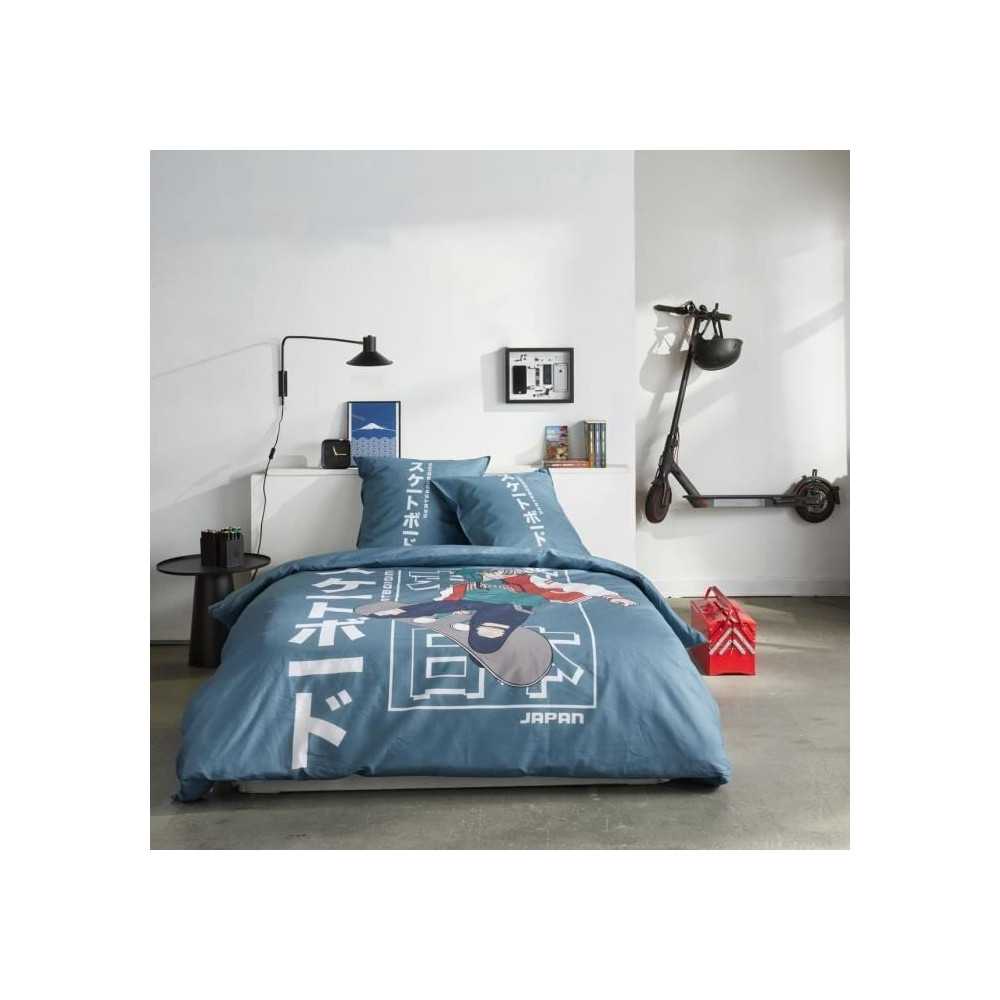Parure de lit - TODAY - JAVA - 2 personnes - 240x220 cm - Coton - Impr