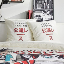 Parure de lit - TODAY - JAVA - 2 personnes - 240x220 cm - Coton - Impr