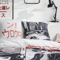 Parure de lit - TODAY - JAVA - 2 personnes - 240x220 cm - Coton - Impr