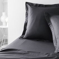 Pillowcase TODAY Essential - 63 x 63+5 cm - 100% UNE cotton - charcoal