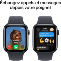 Apple Watch SE GPS - 44mm - Midnight Aluminum Case - Midnight Sport Ba