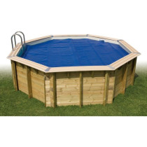 Bubble cover for wooden swimming pool - UBBINK - Rectangular 350x650 -