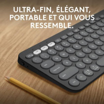LOGITECH - Wireless keyboard - Pebble Keys 2 K380s - Bluetooth - Easy-