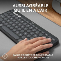 LOGITECH - Wireless keyboard - Pebble Keys 2 K380s - Bluetooth - Easy-