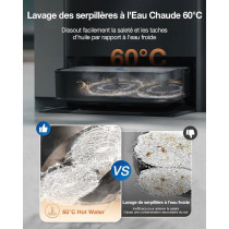 ECOVACS DEEBOT X2 COMBO - Robot Aspirateur Laveur avec Aspirateur a Ma