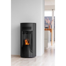 Poele a pellets - ADURO - P1 - 50702B - 8 KW - Noir