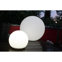 Boule solaire - Luna - Grande taille - Ø 56 cm - Blanc