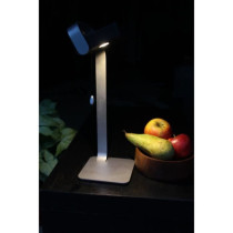 Lampe solaire design pour table - Easy - Gris