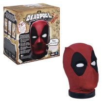Tete de Deadpool interactive, bouge et parle, appli dédiée, piece de