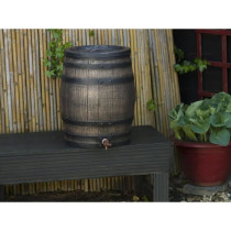 Récupérateur d'eau en forme de barrique - NATURE - En PE rotomoulé