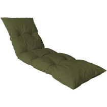Sun lounger cushion - PRIVATE GARDEN - FLAKES - Algae