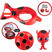 Déguisement Ladybug - Masque Yoyo Miroir Boucles d'oreilles Kwami Tik