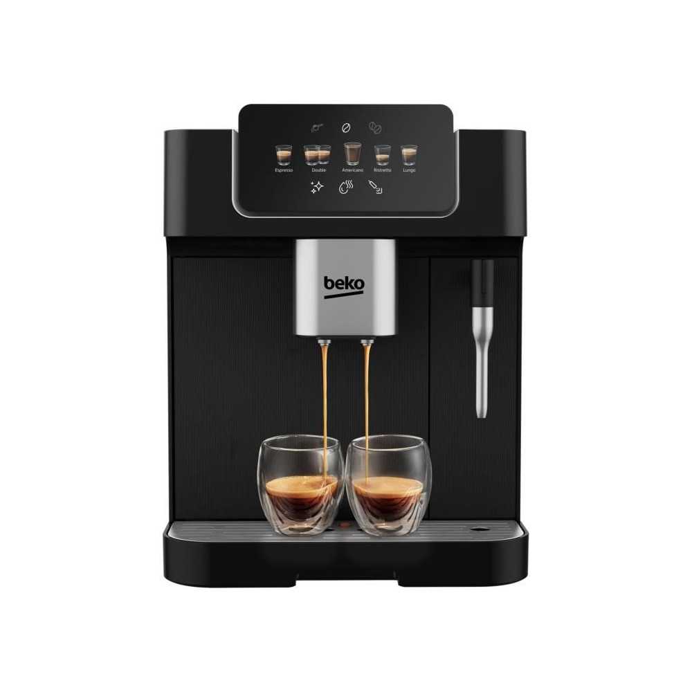 Machine a café avec broyeur - BEKO - CEG7302B - 1350 W - 19 bars - No
