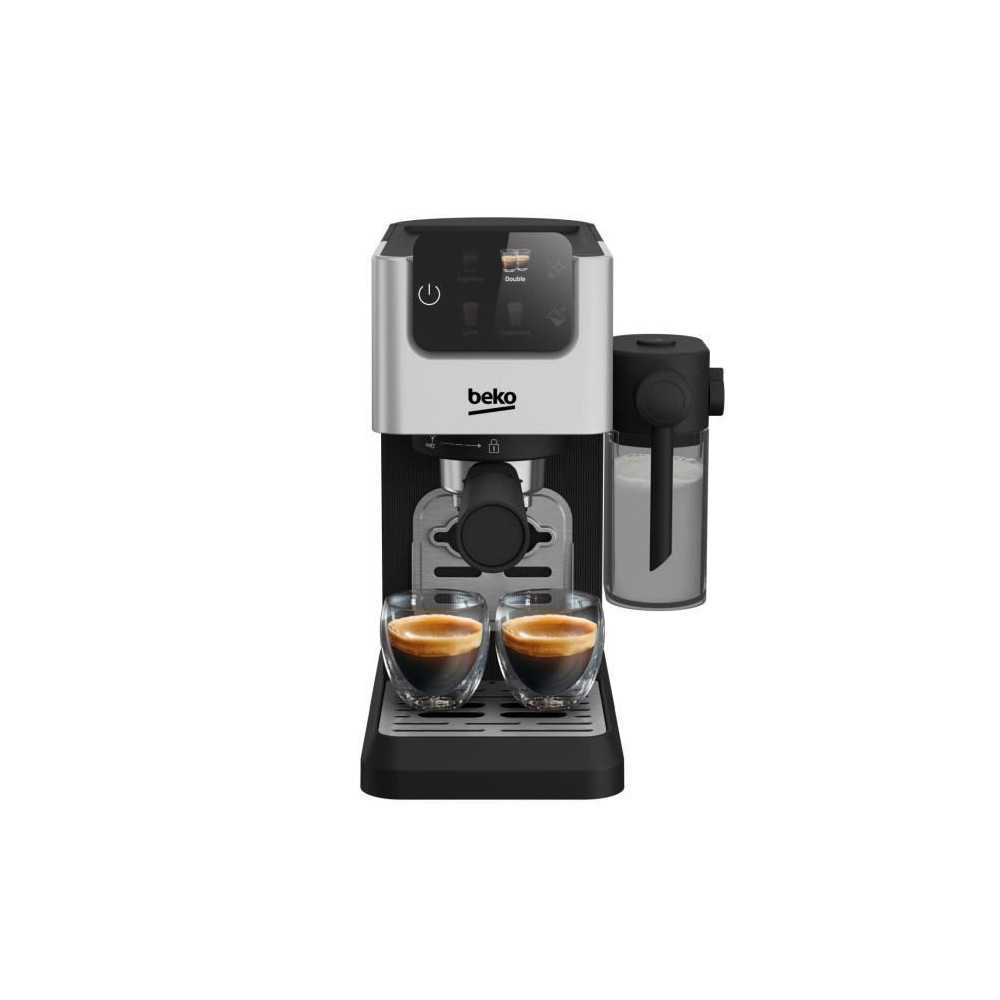 Machine expresso manuelle - BEKO - CEP5304X - 1628 W - 1,1 L - Argent