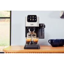 Machine expresso manuelle - BEKO - CEP5304X - 1628 W - 1,1 L - Argent
