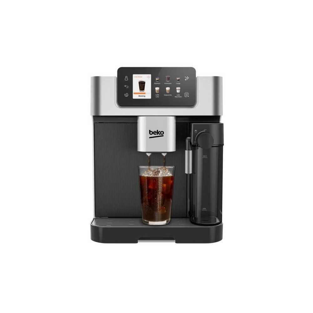 Machine a café avec broyeur - BEKO - CEG7348X - 1350 W - 250g de grai