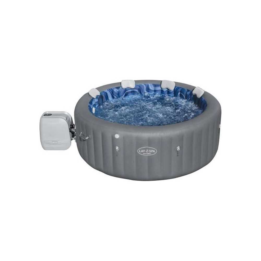 Spa gonflable BESTWAY - Lay-Z-Spa Santorini - 5 a 7 places -Rond (Livr