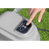 Réchauffeur électrique - Bestway - Pour piscine hors sol - Gris