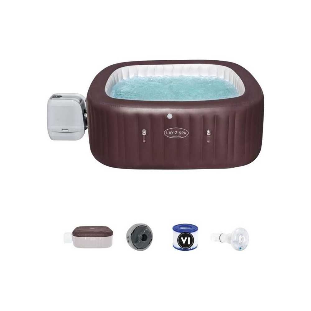 Spa gonflable BESTWAY - Lay-Z-Spa Maldives - 201 x 201 x 80 cm - 5 a 7