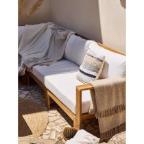 Salon de jardin d'angle modulable - Bois d'acacia - 7 personnes - LEVA