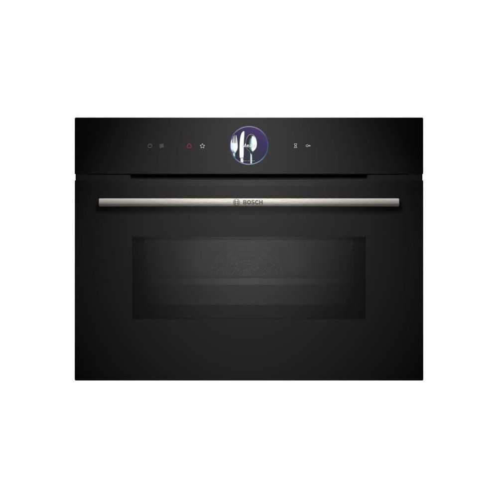 Four combiné micro-ondes encastrable BOSCH SER8 - CMG7761B1 - Noir -