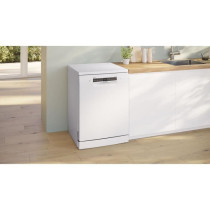 Lave-vaisselle pose libre BOSCH SMS4EMW01F SER4 - 14 couverts - Induct
