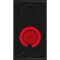 Domino vitrocéramique - BOSCH SER6 - 2 foyers - 3500 W - 30,6 x 52,7