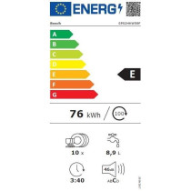 Lave-vaisselle pose-libre BOSCH SPS4EMW24E SER4 - 10 couverts - Induct