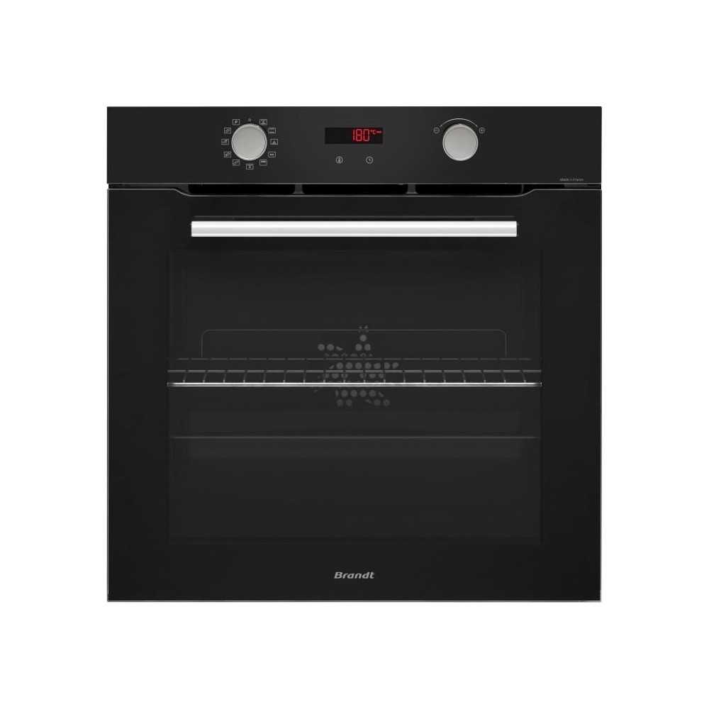 Four multifonction encastrable - Pyrolyse - BRANDT - BXP5521B - Noir -