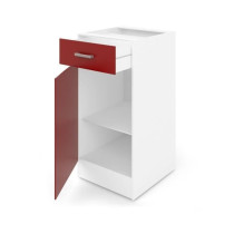 Ultra Kitchen Low Furniture 40 - Matt Red
