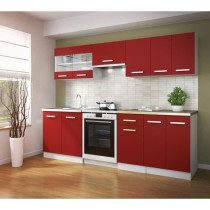 Ultra Kitchen Low Furniture 40 - Matt Red