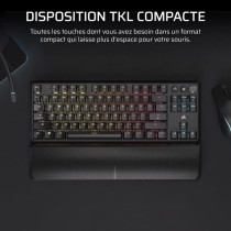 Clavier Gaming - CORSAIR - K70 Core TKL Wireless - RGB, Switchs MLX Re