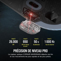 Souris Gaming Sans Fil - CORSAIR - M75 Wireless - Ambidextre, RGB
