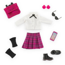 Doll accessories - COROLLE - English College Dressing - 8 accessories