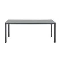 Ensemble table de jardin 6 personnes : Table + 6 chaises - Structure e