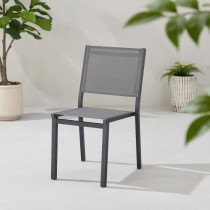Ensemble table de jardin 6 personnes : Table + 6 chaises - Structure e