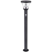 Lampadaire solaire - GALIX - G4595C - Tres éclairant - Inox avec dét