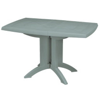 Salon de jardin: Table résine 118 cm VEGA + 4 chaises MIAMI