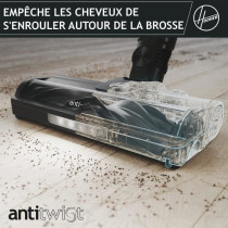 Aspirateur Balai sans fil - HOOVER HF1P10H - 40 AW - Ecran LED - Noir