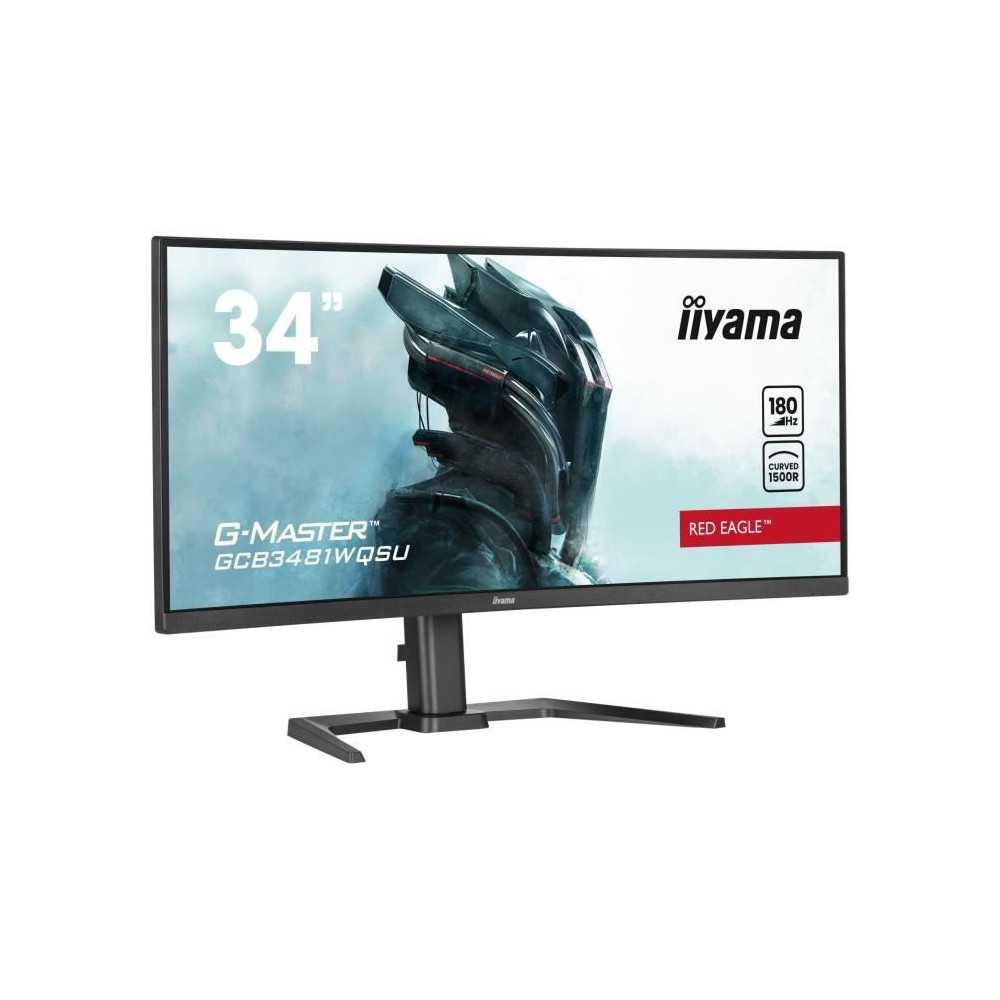 Écran PC - IIYAMA - GCB3481WQSU-B1 - 34 UWQHD - VA - 180Hz - 0,3ms -
