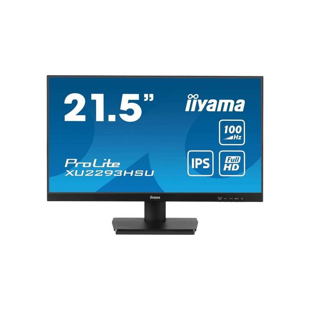 Écran PC - IIYAMA - XU2293HSU-B7 - 21,5 FHD - IPS - 100Hz - 1ms - HDM