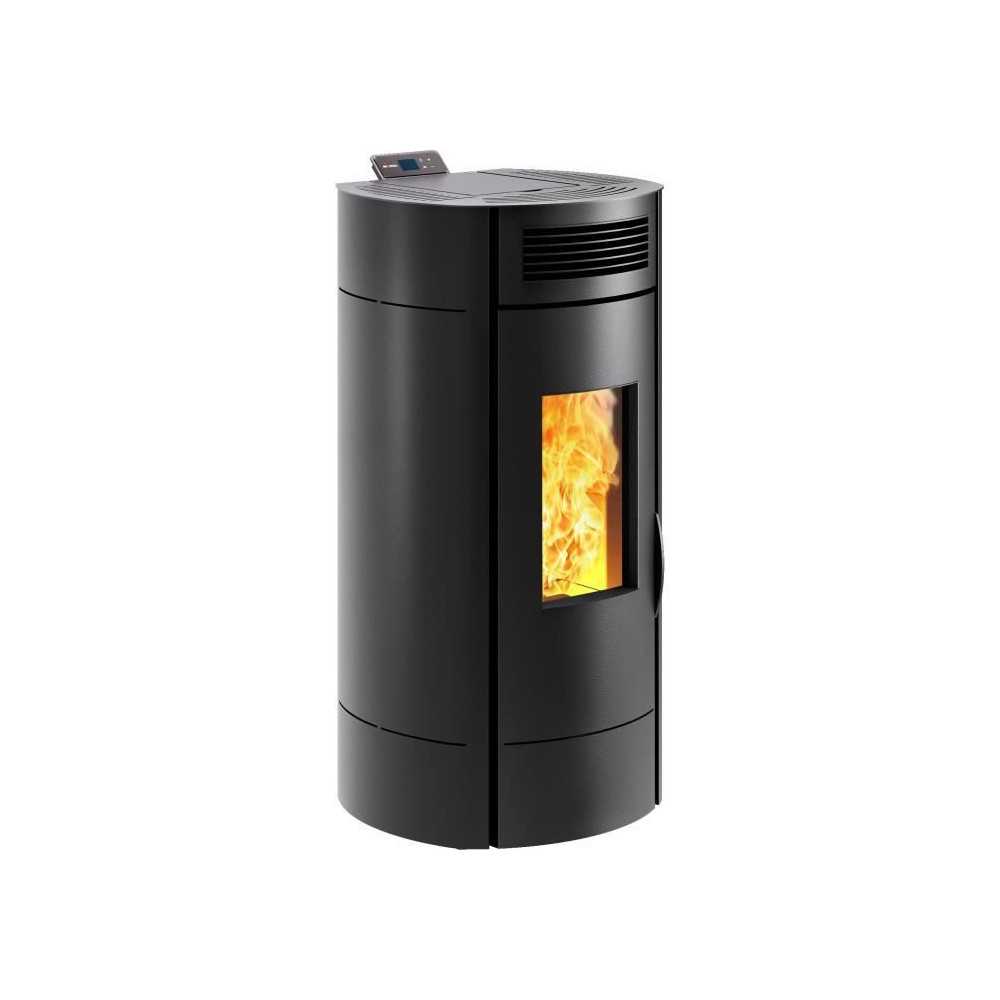 Poele a granulés - INVICTA LODI 10 - Wifi - Noir