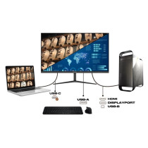Écran PC - JAPANNEXT - 27 WQHD - IPS - 60Hz - USB-C 65W