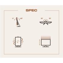 Écran PC - JAPANNEXT - 23,8 FHD - IPS - 60Hz - Pied ergonomique