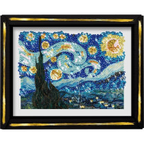 Kit loisir créatif - LANSAY - Collection Sequins - La nuit étoilée